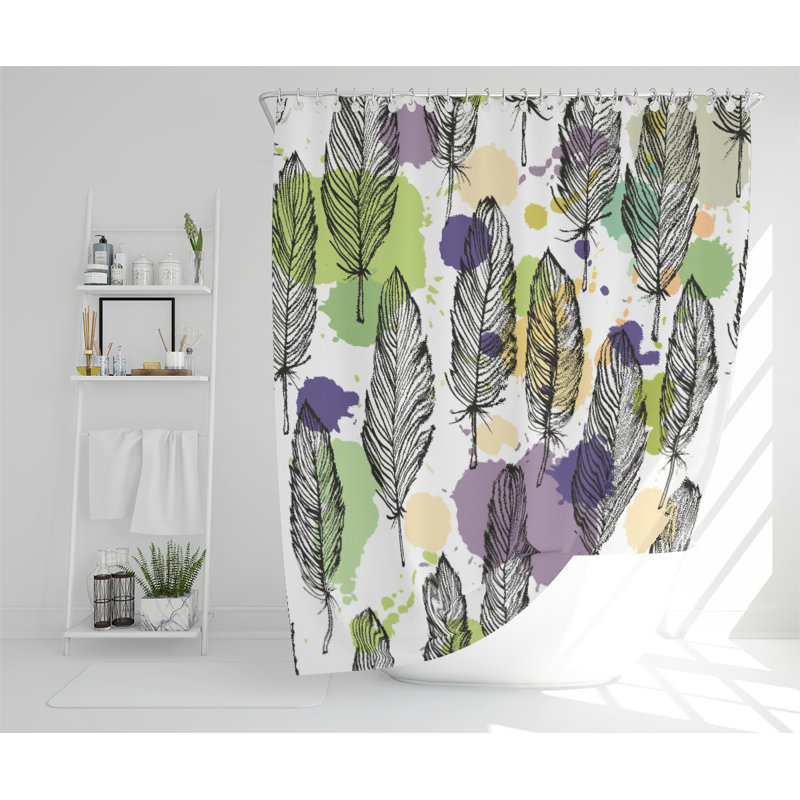 Bugarin Polyester Shower Curtain Set