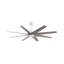 Ariella - Eight Blade Ceiling Fan - Brushed Brass Finish - Matte Black Blades-1855432161-1855432167