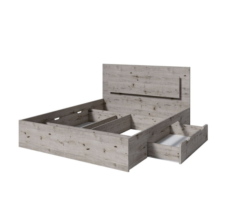 Bed, Wellington Oak, Super King (6')