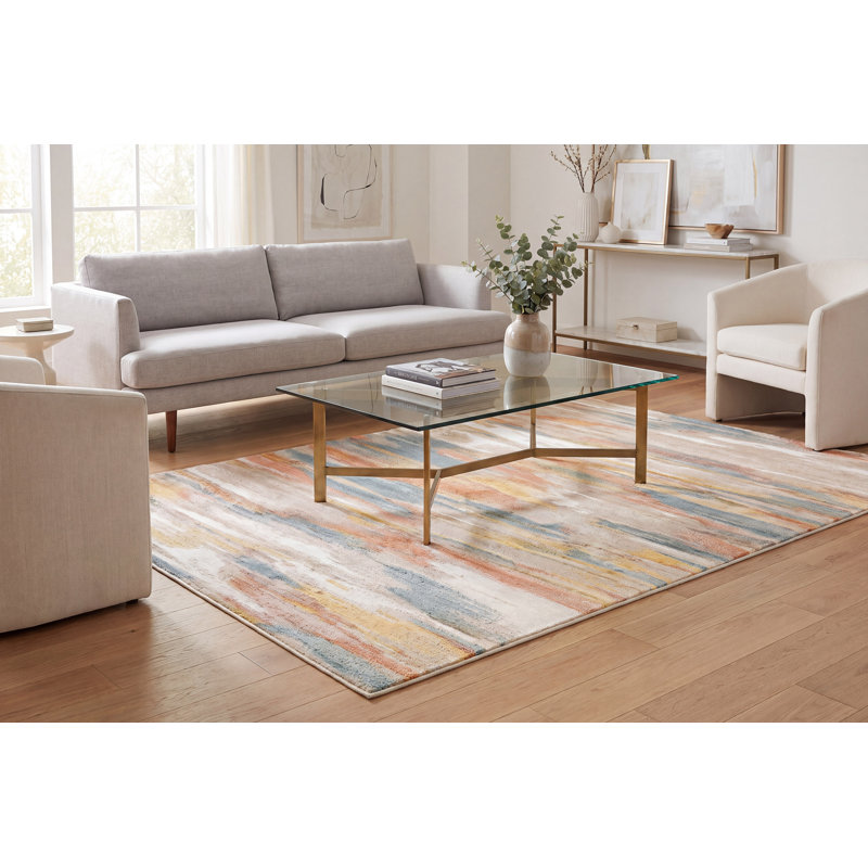 Aloizas Abstract Indoor Rug, Rectangle 7'10" x 10'