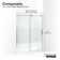 Composed 78 In. H Sliding Shower Door With 3/8 In.-Thick Glass