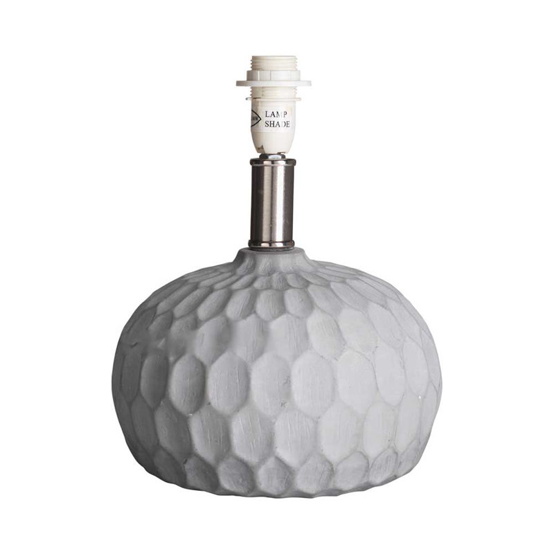 Rola Concrete Lamp Base Lamp, Soft Grey