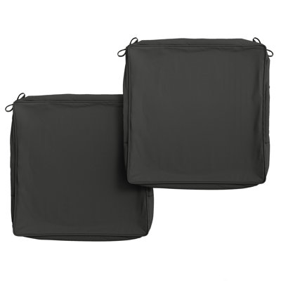 Outdoor 4" Non-Slip Cushion Cover With Portable Carry Handle.