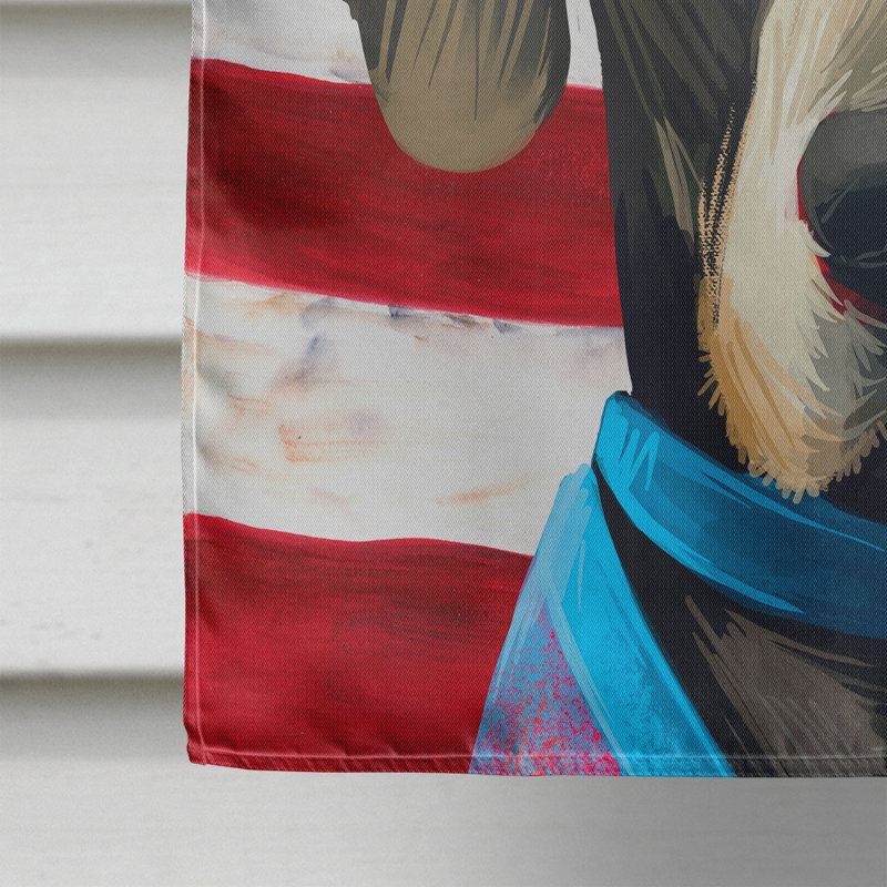 Double Sided 40'' H x 28'' W Polyester Independence Day House Flag, Great Dane