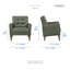 Chaise d'appoint 30,5 po Clayton-1240344134