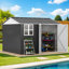Galvanized Steel Storage Shed