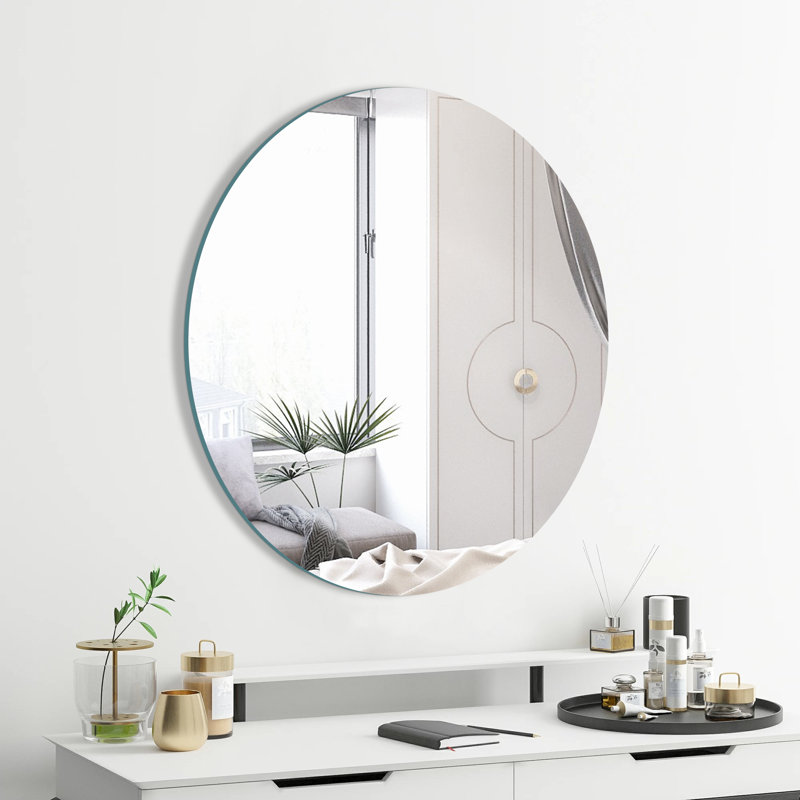 Alisun Round Wall Mirror, 24" x 24"