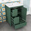 Armoire de meuble-lavabo 24 po avec tablette réglable et 3 tiroirs-659981649-659981651