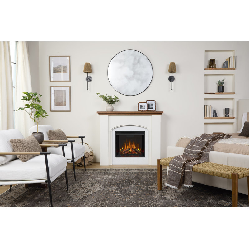 Anika 49" Electric Fireplace with Reversible Surround by Real Flame