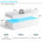 Bhhatu High Gloss Led Coffee Table, White-1648199449