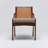 Delray 19'' H Upholstered Mahogany Armchair-90795100-91437503