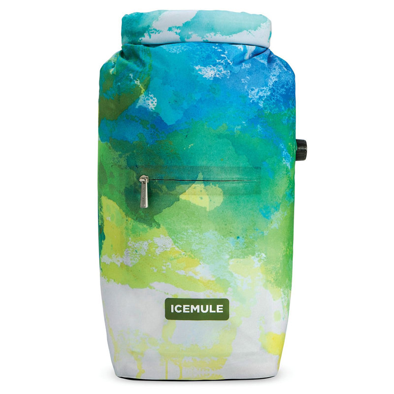 IceMule Coolers 9.5 Quarts Backpack Cooler, Green/Yellow