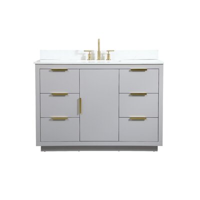 Maumelle 48"" Single Bathroom Vanity Set -  Breakwater Bay, 08C0848CD5A14C87836D0465F7B626B9