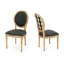 Chaise d'appoint en velours French Country-1956162092-1956162097