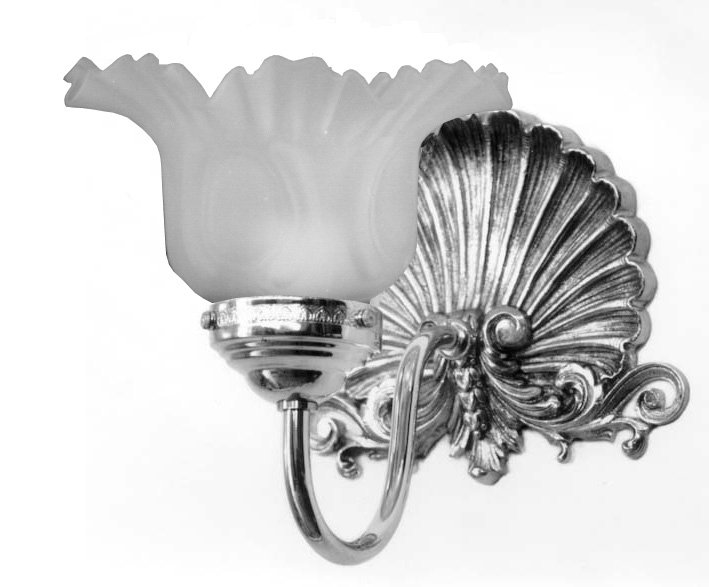 Cowie Armed Sconce, Antique Silver