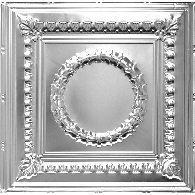 Carreau de plafond en étain Victory, Acier non fini