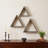 Nels 3 Piece Triangle Floating Shelf