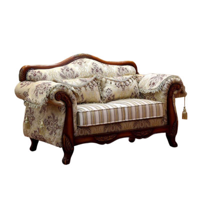 Eastfield 64.9'' Rolled Arm Loveseat -  World Menagerie, 93398E21506B4849AF7174DE9963E852