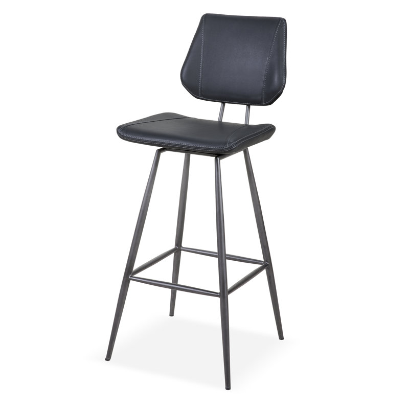 Alhakim Swivel Upholstered Counter Stool