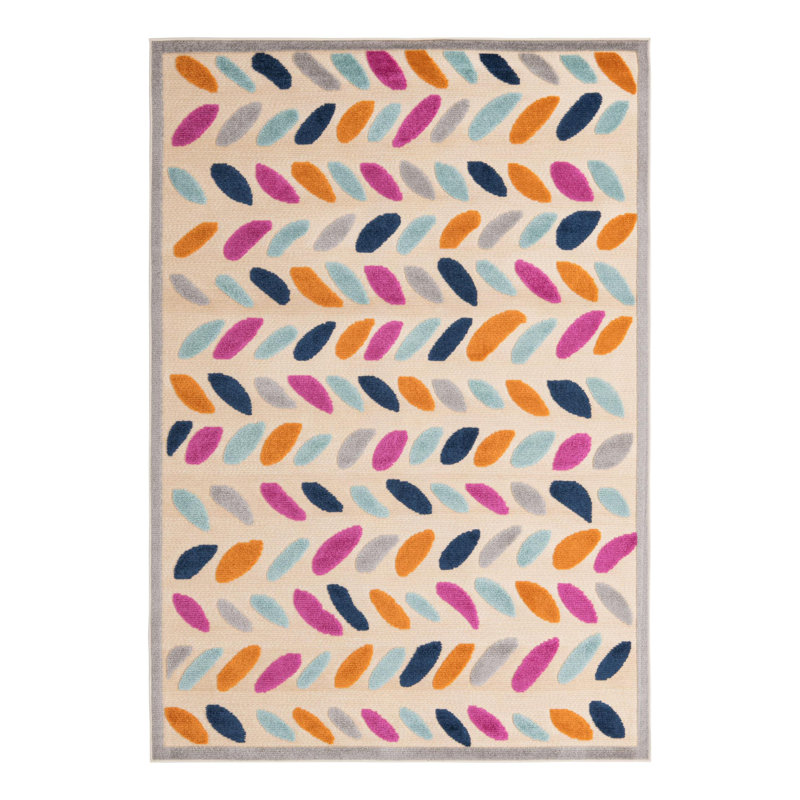 Tapis d'extérieur Rugs.com Oranjestad Aruba 1, Rectangle 6 pi x 9 pi