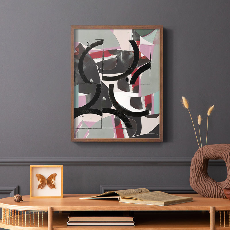 Cartissi Space II, reproduction encadrée - bois massif, Brun, H 28 po x l 22 po