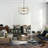  Aldrena 6-Light Large Dimmable Geometric Sputnik Kitchen Island Chandelier