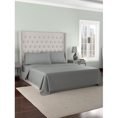 Kathy Ireland 300tc Organic Cotton Soft Percale Sheet Set