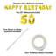 Joyeux Anniversaire 50 banderoles