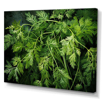 «Herbs Pottery Delights 2 - Floral Herbs», art mural