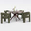 Fauteuil moderne rembourré-2143272403