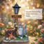 Statue de jardinière chat pour décoration extérieure