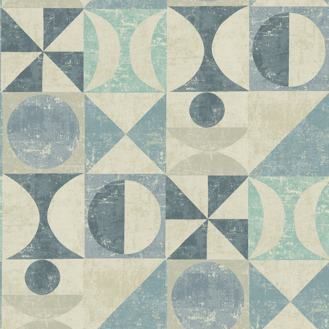 Surface Style Take Form Geometric 18' L x 20.5" W Smooth Peel and Stick Wallpaper Roll George Oliver 
