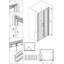 Tweedbrook 78cm W x 1900mm H Framed Bi Fold Shower Door with Clear Glass-1012911658