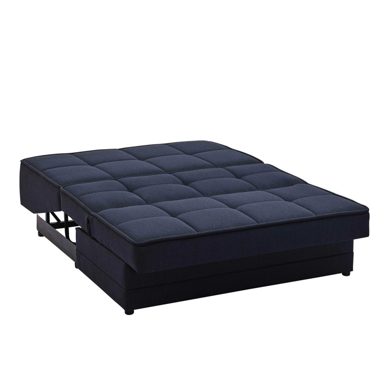 Collection en bleu marine avec rangement - Compact pour les petits espaces Chenille 53,85 po de long Paquet de 185 Lb