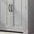 Gray Multi-Functional Bathroom Storage Cabinet With Smooth-Slide Drawers And Adjustable Shelves. Large Capacity, Sturdy, Practical, And Versatile.
