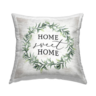 Floral Outdoor Throw Pillow