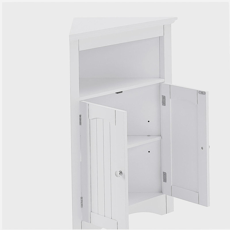 sideboard cabinet,corner cabinet,Bathroom Floor Corner Cabinet with Doors and Shelves, Kitchen, Living Room,Free Standing Storage Cabinet for Bathroom