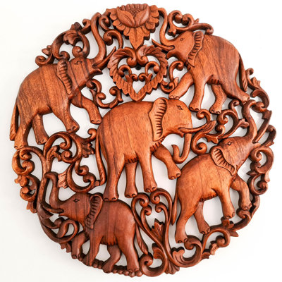 Handmade Boho Wall Decor on Solid Wood