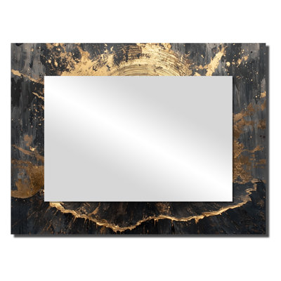 Hinduism Meditation Connecting To The Forest I - Spiritual Mirror Wall Art - Printed On Metal