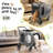 2025 Upgraded Dog Stroller For Large & Medium Dogs，Pet Stroller For 2 Small Dogs, Foldable Jogger Wagon With Detachable Carrier For Car Seat, Adjustable Handle, Up To 90 Lbs, Gray-117878051
