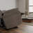Crecent Plush Fabric Power Lift Recliner with Side Pockets