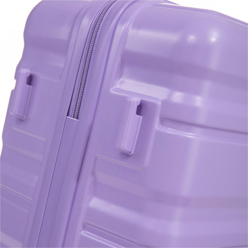 20 po / 24 po / 28 po 3 pièces / ensemble en valise à roulettes ABS, couleur assortie, avec serrure à combinaison