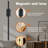 Battery Operated Wall Sconce Set of 2, Dimmable Battery Wall Sconce with Remote Control,3000K-6500K LED Wireless Wall Light for Bedroom,Living Room, Black(2 Pack)
