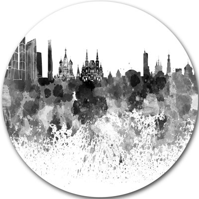 « moscow horizon », impression sur métal