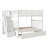 Blaisdell Solid Wood Staircase Kids Bunk Bed with Roll Out Trundle-2032192202-2032192203