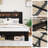 Platform Bed Frame With Storage Headboard, Led Lights & 2 Usb Ports + 2 Outlets - Noise-Free Wood Bed Frame, No Box Spring Needed, Easy Assembly, Large Under Bed Storage-978463842-978463843