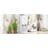 Bathroom Storage In White With Two Laundry . Board, Painted. Adjustable Shelf & Modern Design. Doors And Drawer For A Look Hygienic Clean-486256184