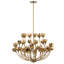 Dogwood 6-Light Chandelier, Antique Brass-1692808120
