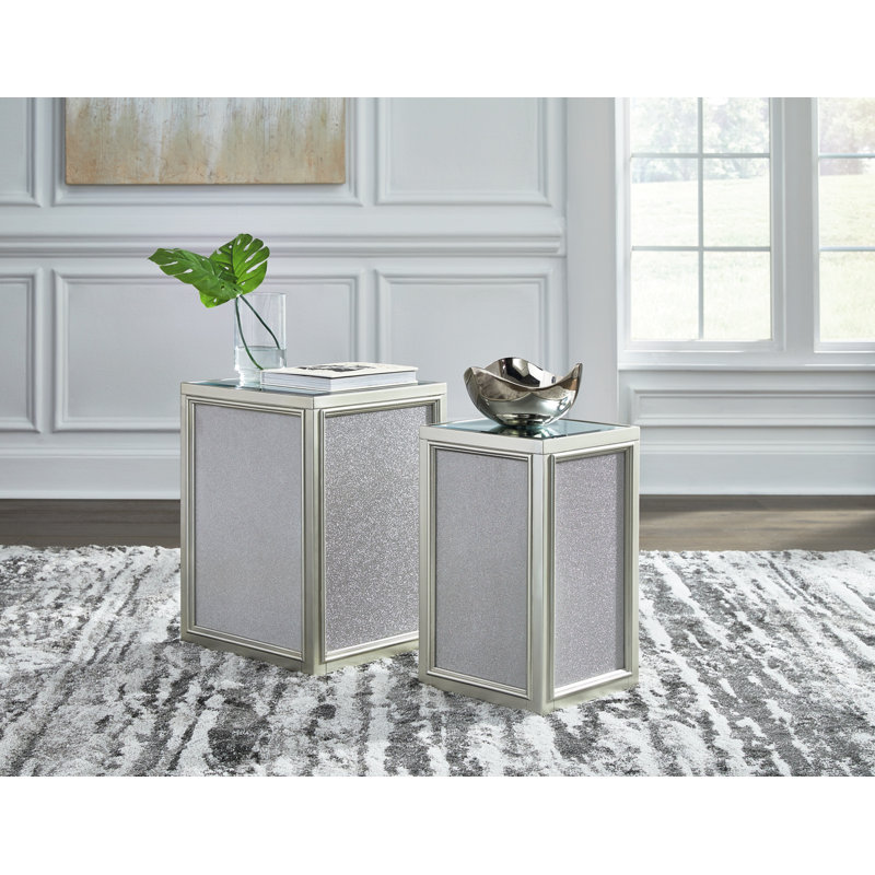 Ensemble de tables basses 2 pièces Loycie