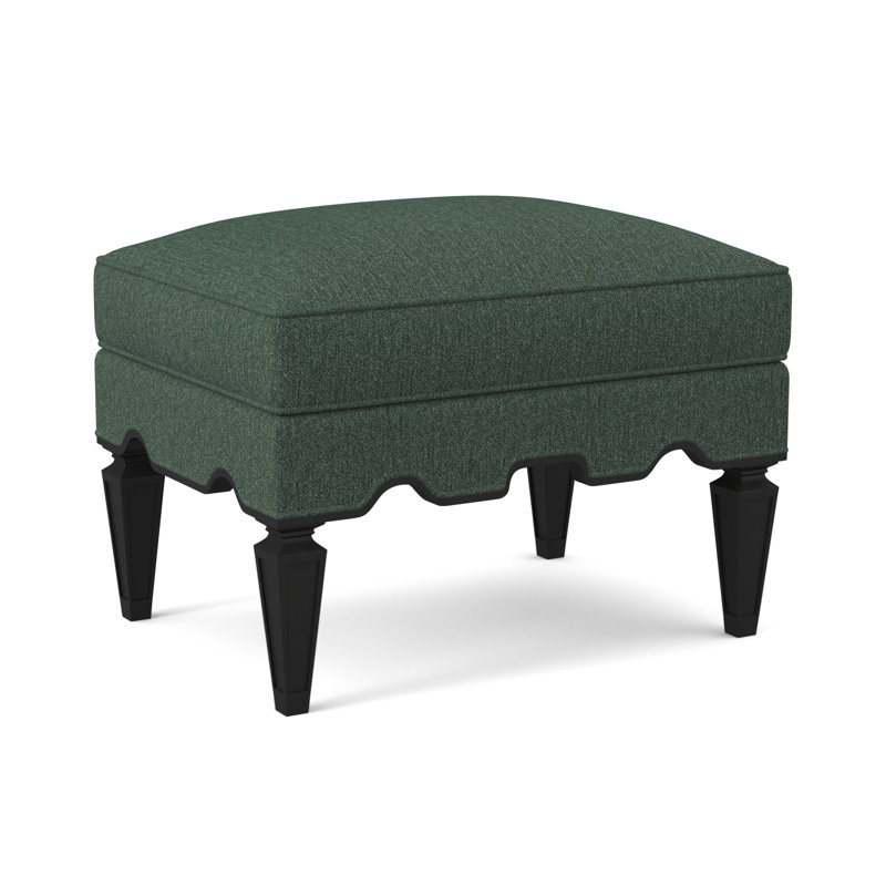 Palm Ottoman, Espresso, Polly Snow